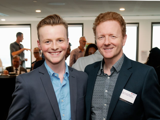 Ramsay Scholar and parent