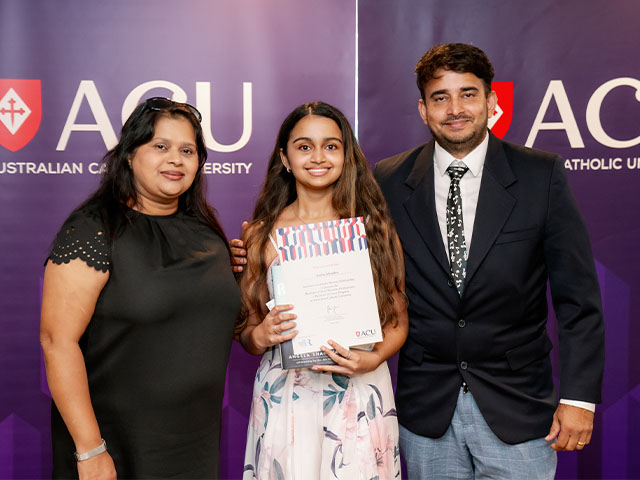 Ramsay Scholar and parents
