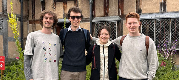 Postgraduate Scholars visit Shakespeare’s birthplace